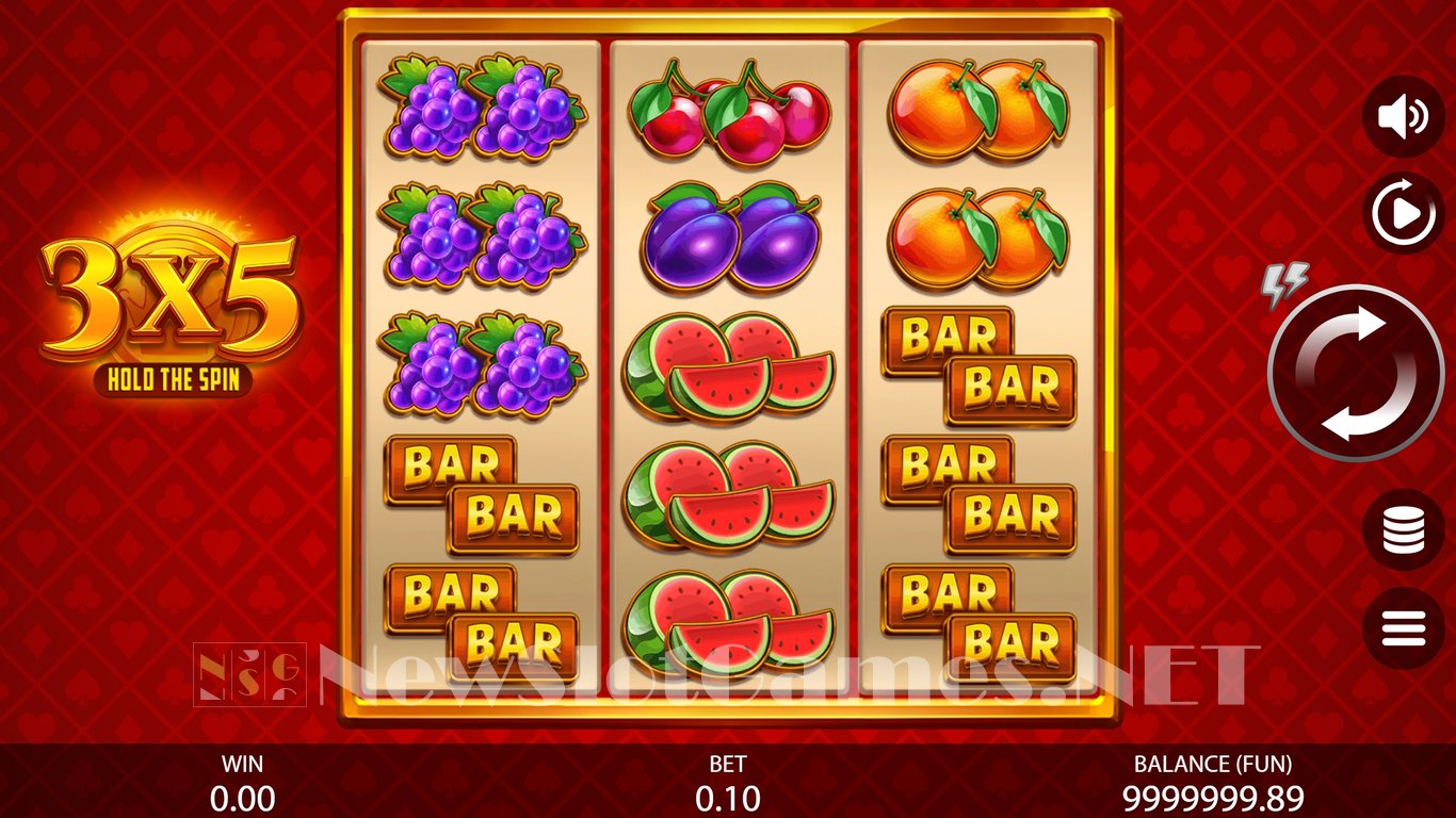 3x5 Hold the Spin Slot Demo Image