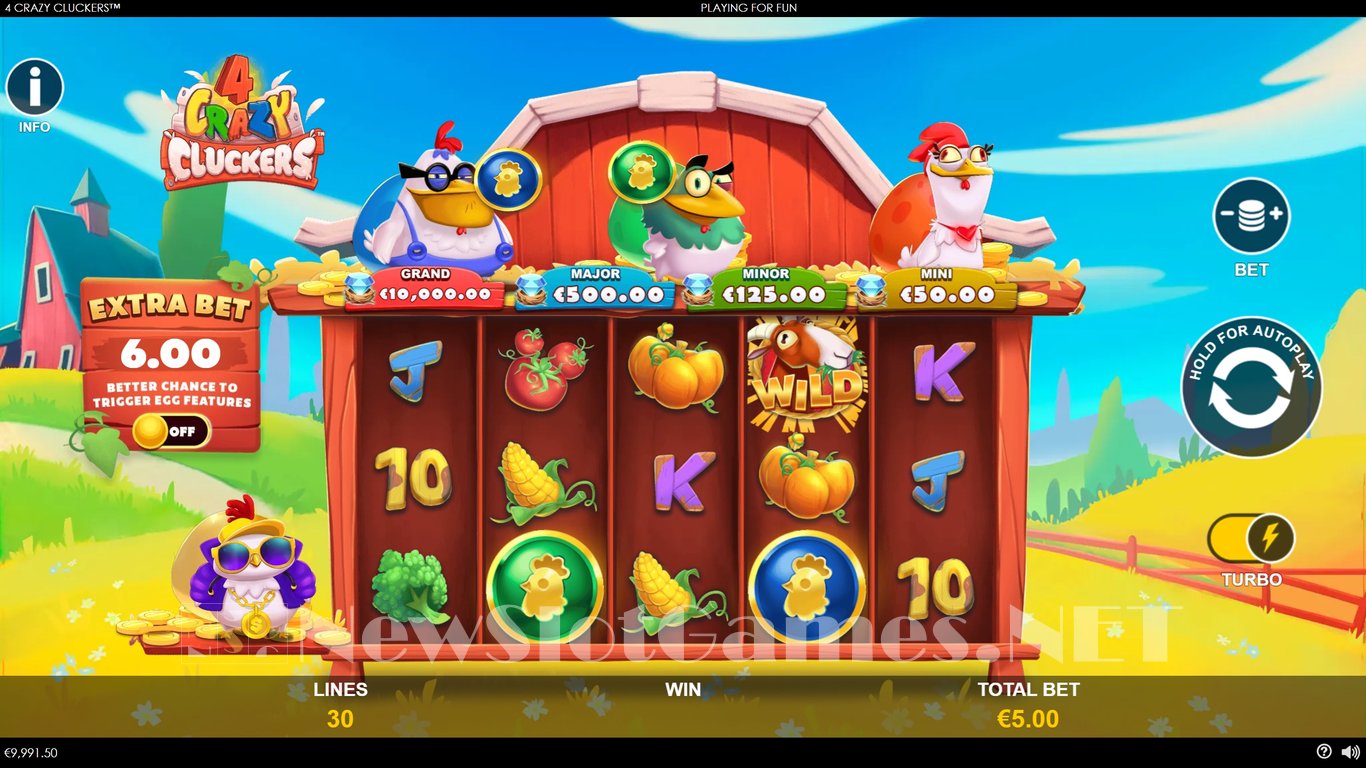 4 Crazy Cluckers Slot Slot Image in Demo - pic. 2