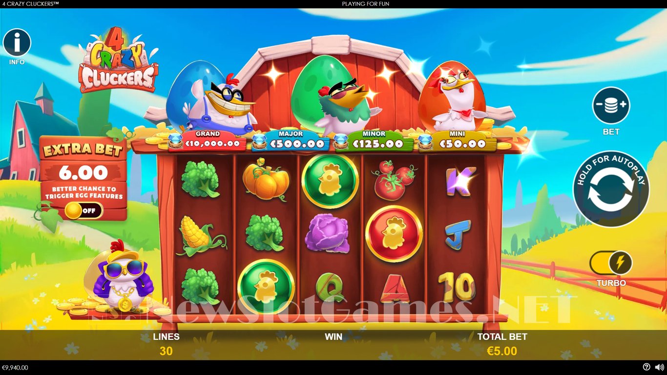 4 Crazy Cluckers Slot Slot Image in Demo - pic. 3