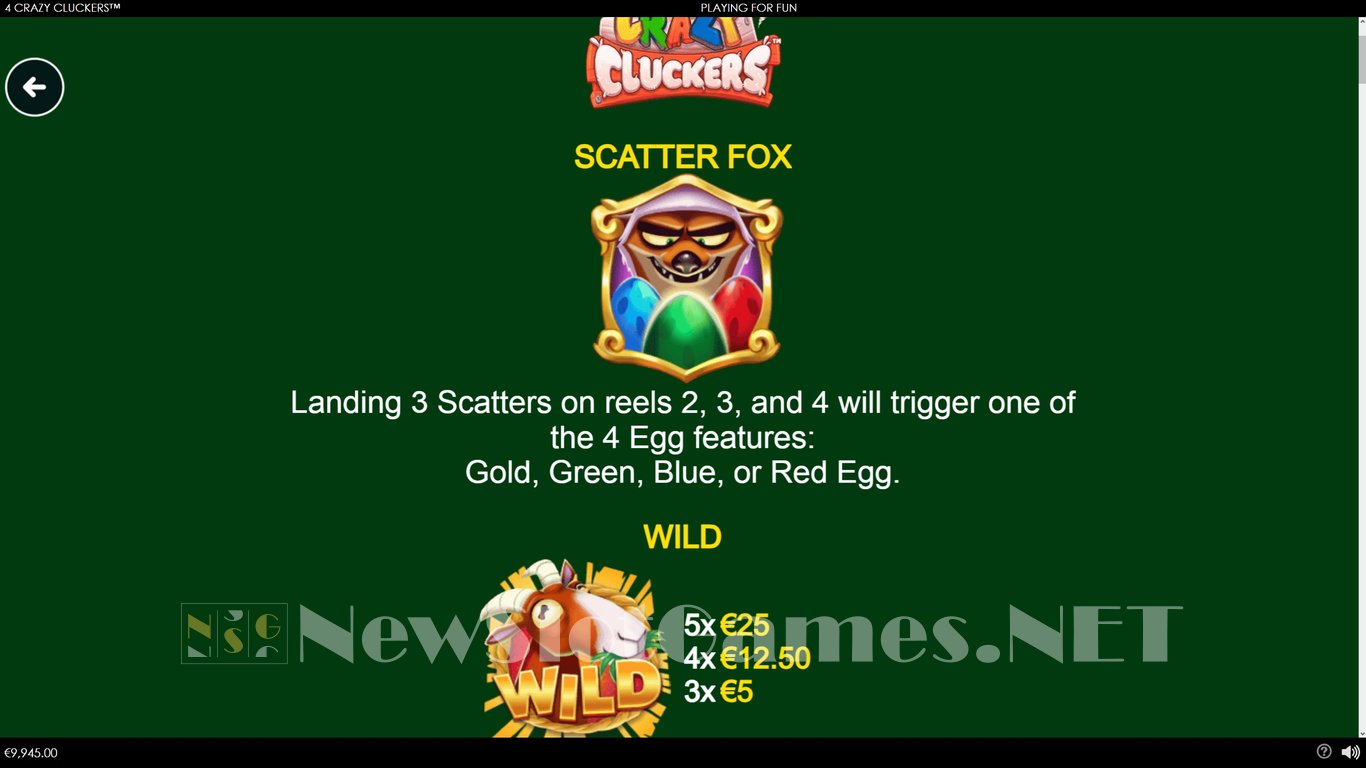 4 Crazy Cluckers Slot Slot Image in Demo - pic. 6