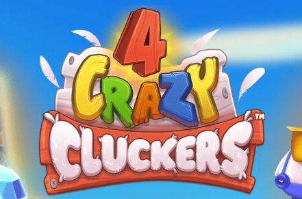 4 Crazy Cluckers Slot Logo