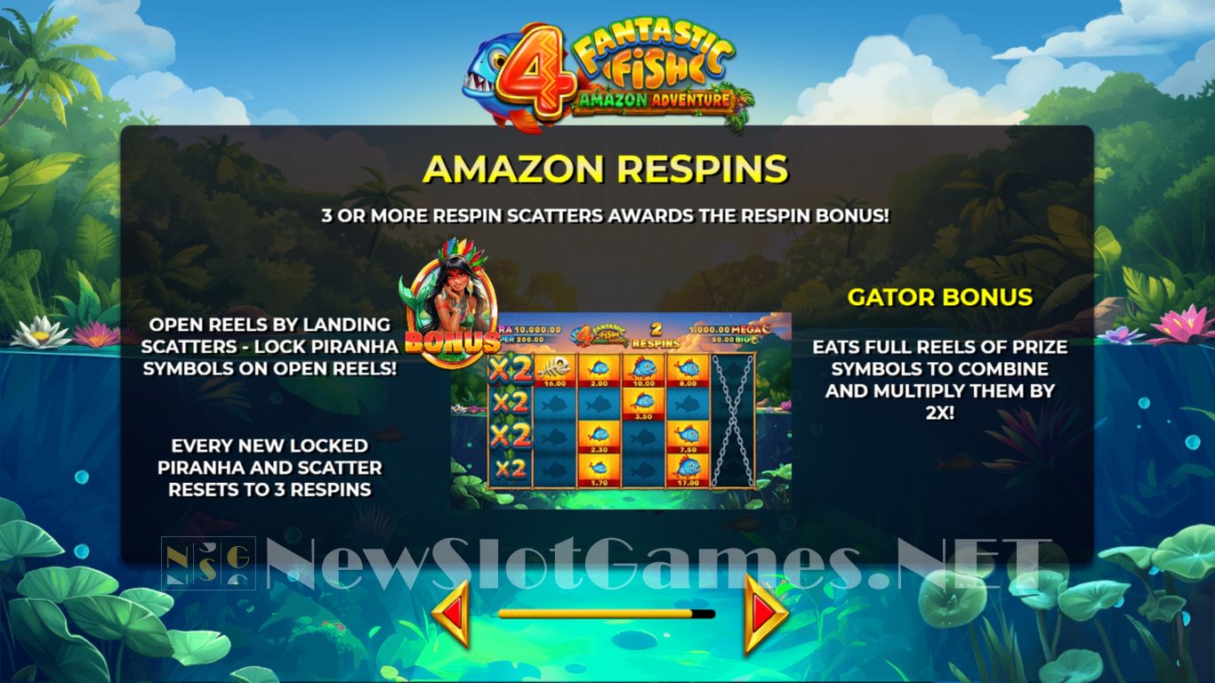 4 Fantastic Fish Amazon Adventure Slot Slot Image in Demo - pic. 2