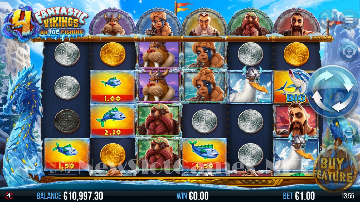 4 Fantastic Vikings Go Ice Fishing Slot Slot Image in Demo - pic. 3