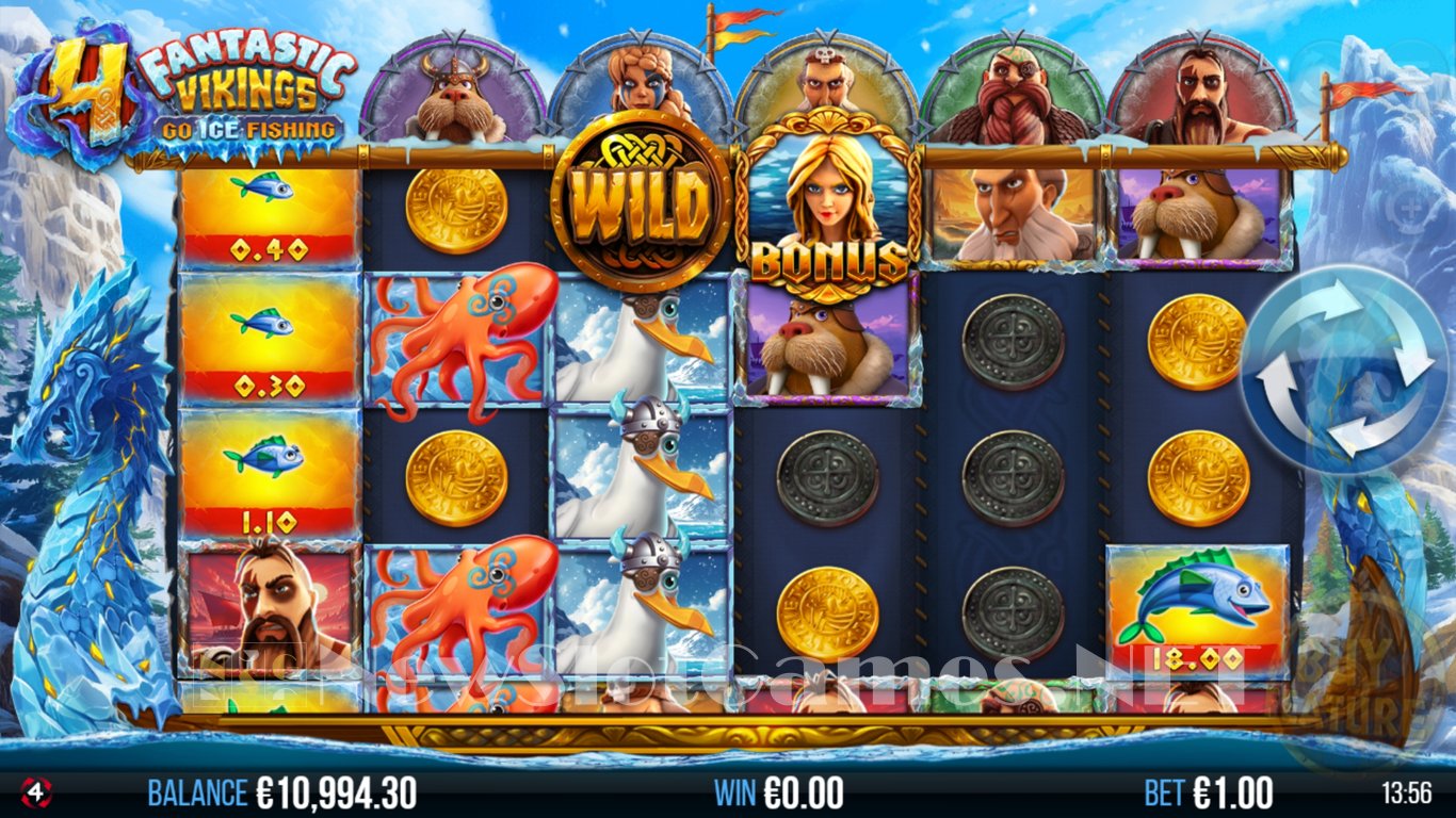 4 Fantastic Vikings Go Ice Fishing Slot Slot Image in Demo - pic. 4