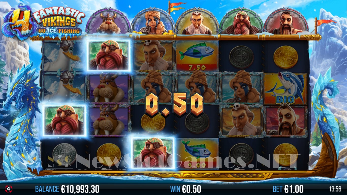 4 Fantastic Vikings Go Ice Fishing Slot Slot Image in Demo - pic. 5