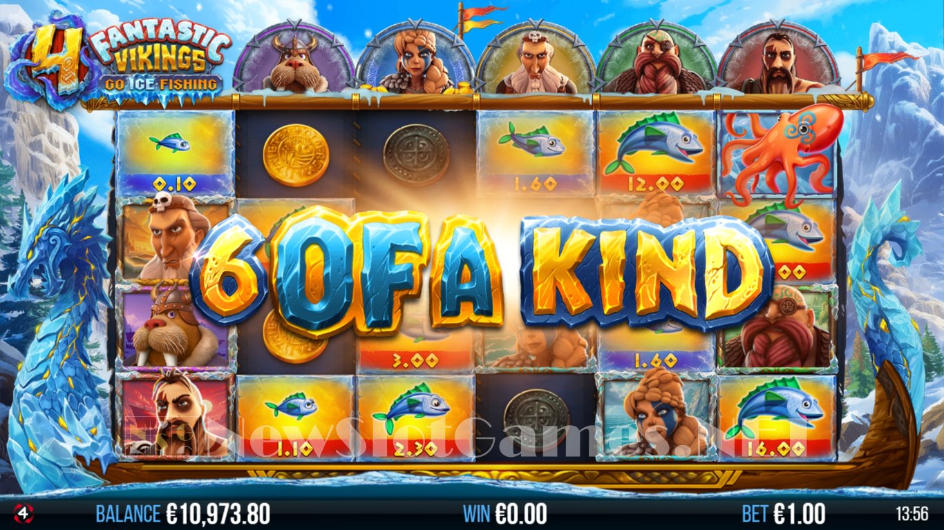 4 Fantastic Vikings Go Ice Fishing Slot Slot Image in Demo - pic. 9