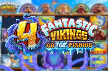 4 Fantastic Vikings Go Ice Fishing Slot Logo