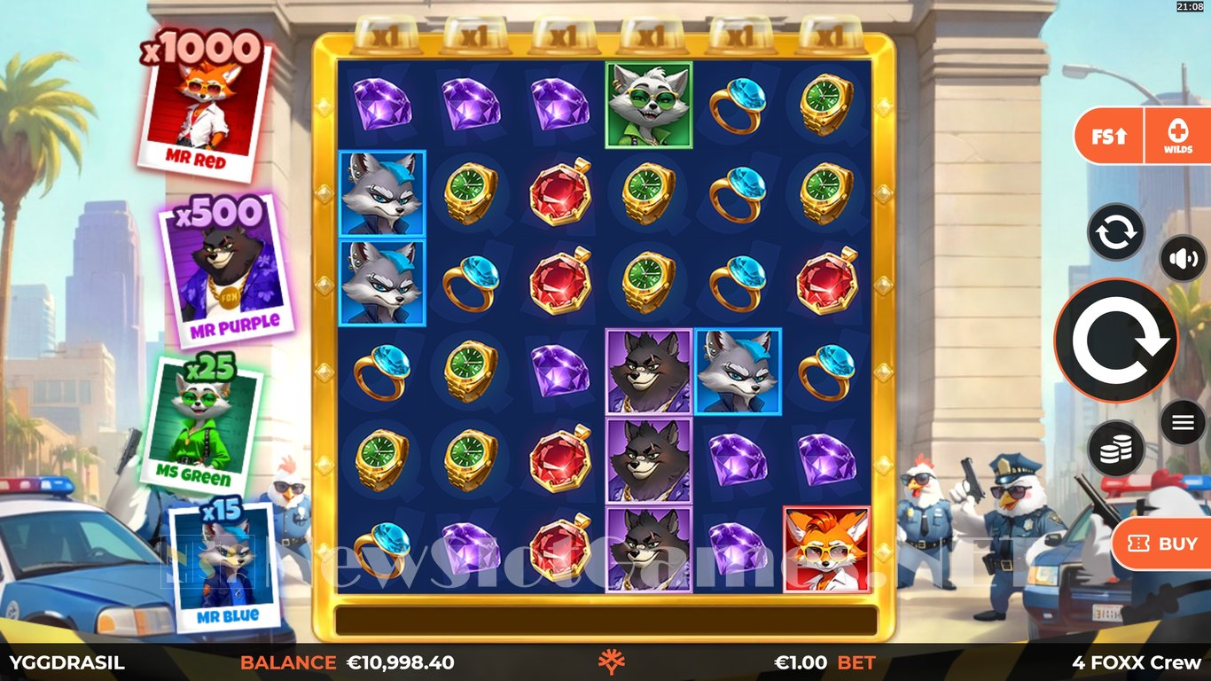 4 Foxx Crew Slot Slot Image in Demo - pic. 2