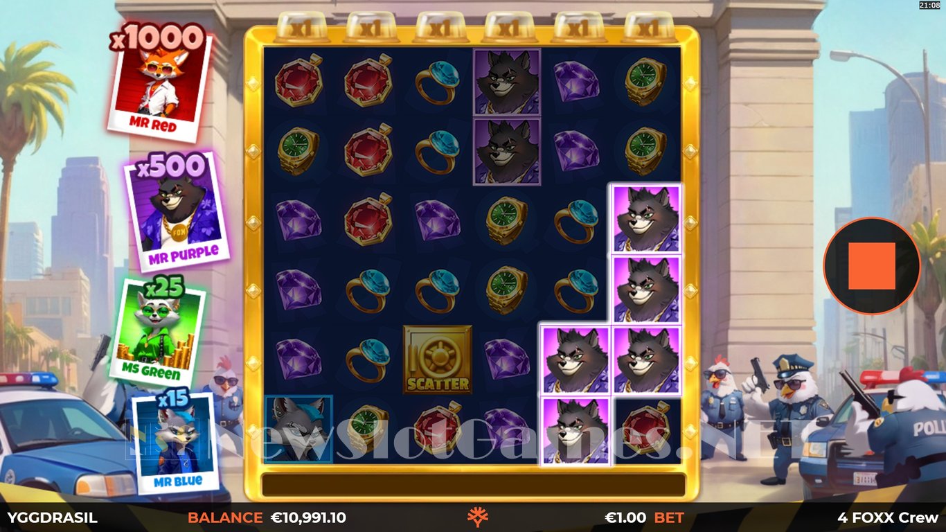 4 Foxx Crew Slot Slot Image in Demo - pic. 4