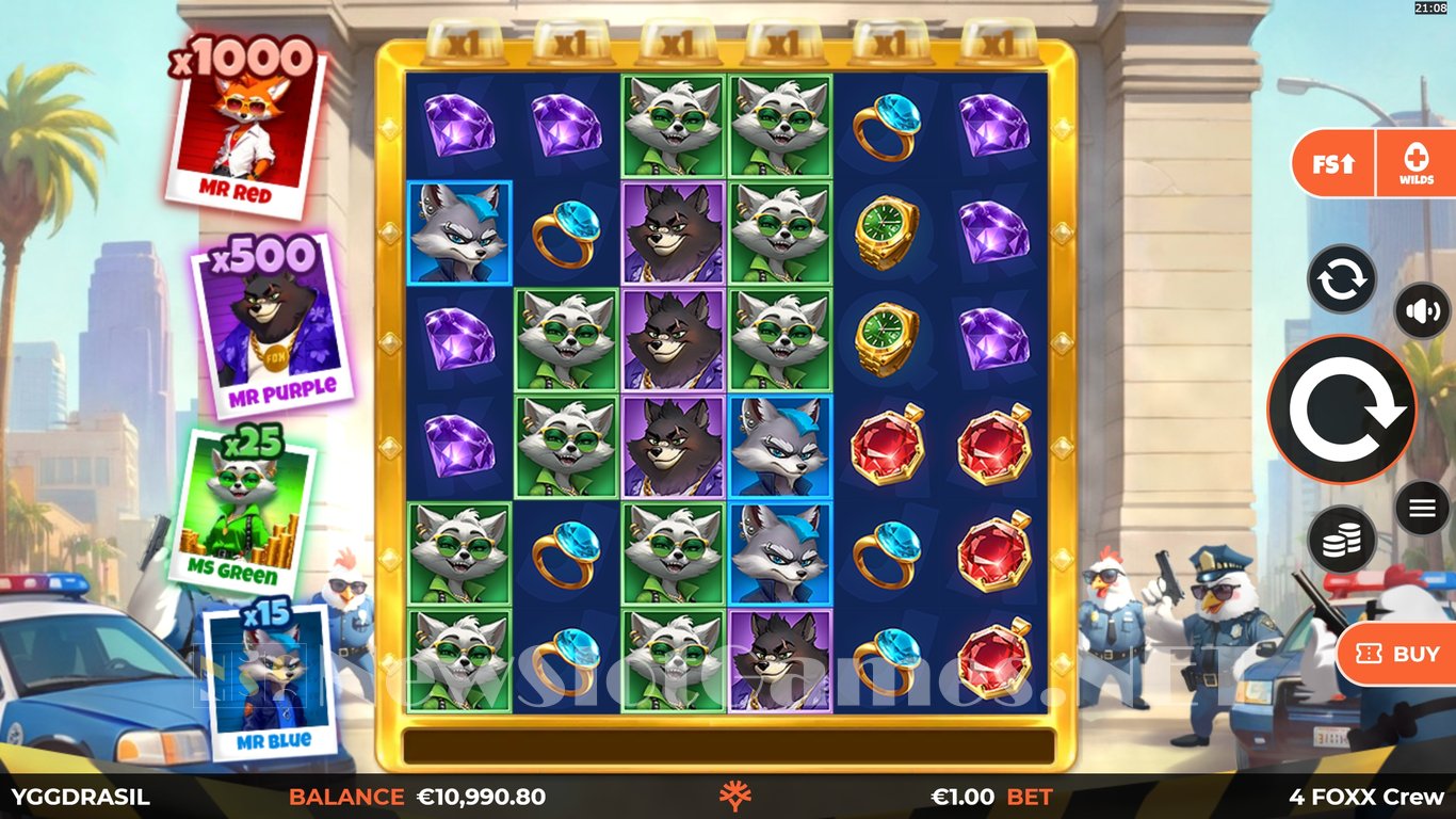 4 Foxx Crew Slot Slot Image in Demo - pic. 5