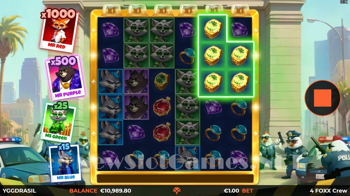 4 Foxx Crew Slot Slot Image in Demo - pic. 6