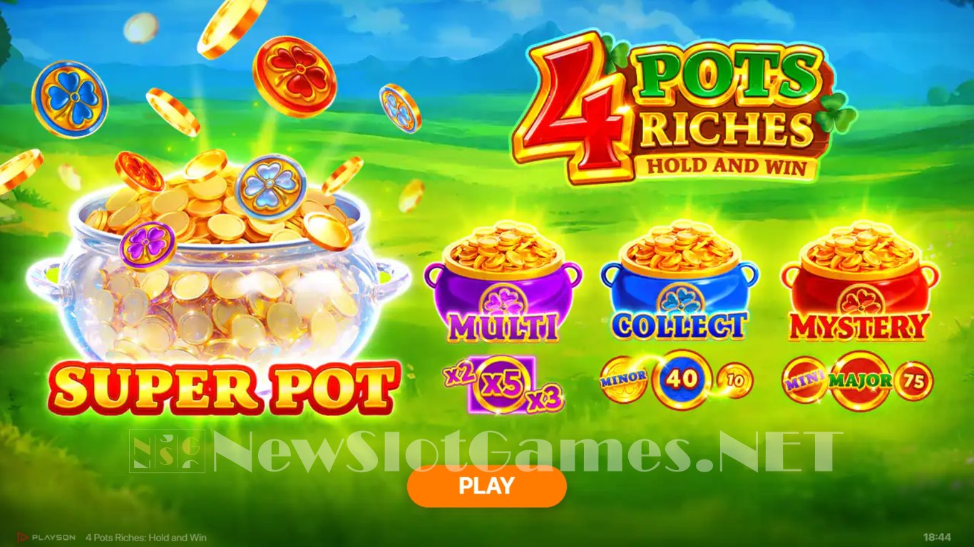 4 Pots Riches Hold and Win Slot Demo Image