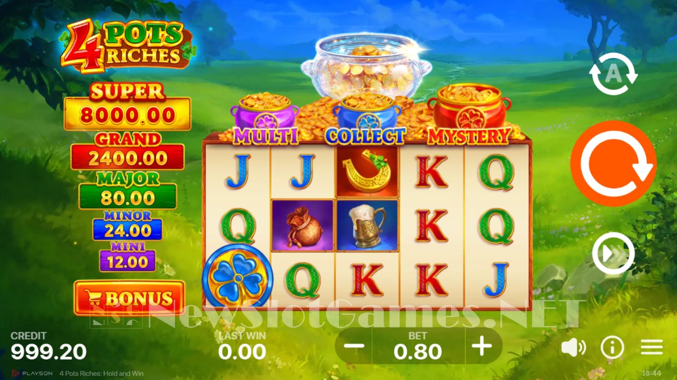 4 Pots Riches Hold and Win Slot Slot Image in Demo - pic. 2