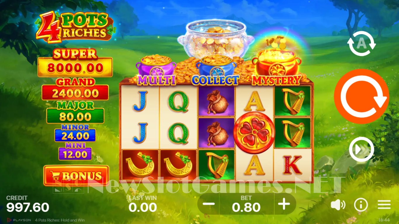 4 Pots Riches Hold and Win Slot Slot Image in Demo - pic. 3