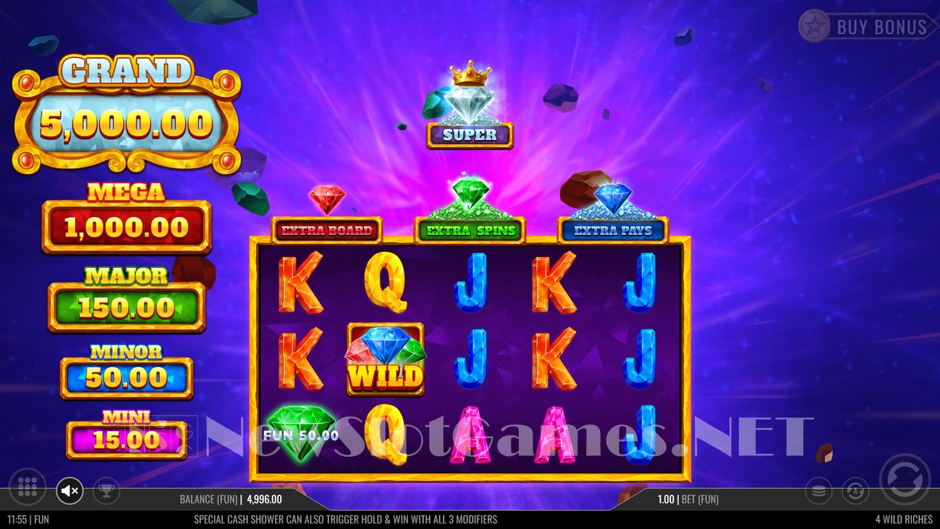 4 Wild Riches Slot Slot Image in Demo - pic. 3