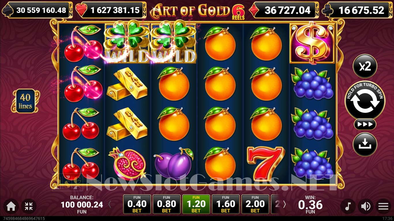 40 Art of Gold 6 Reels Slot Slot Image in Demo - pic. 3