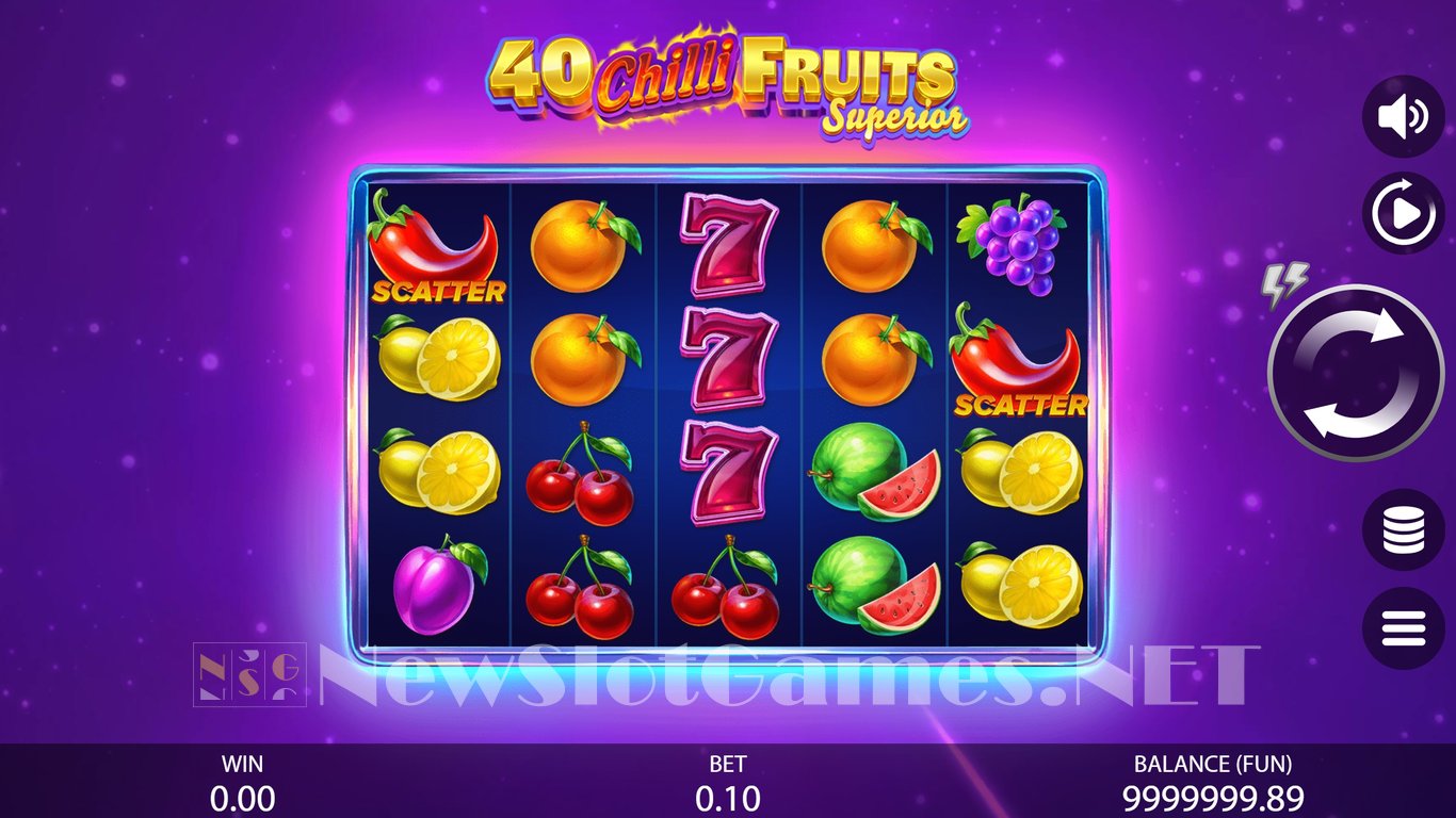 40 Chilli Fruits Superior Slot Demo Image
