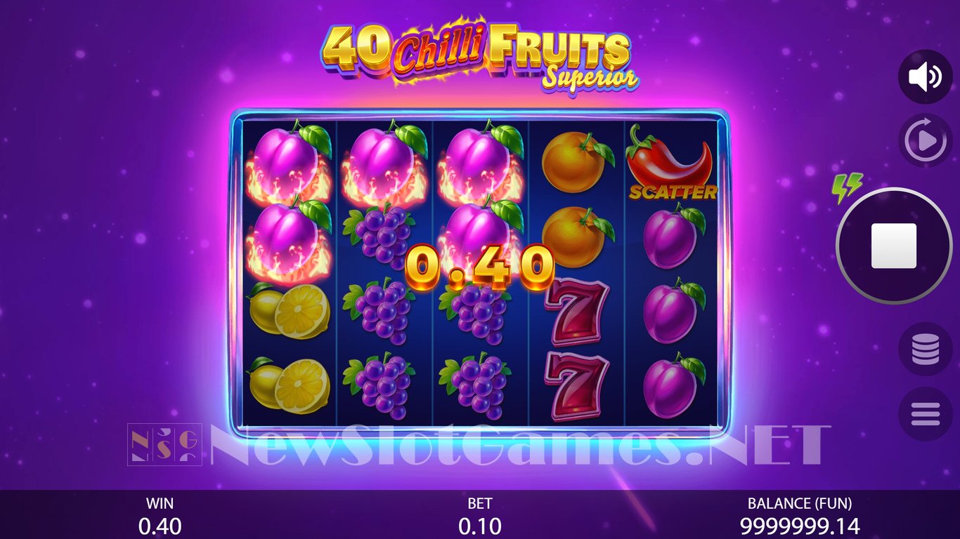 40 Chilli Fruits Superior Slot Slot Image in Demo - pic. 5