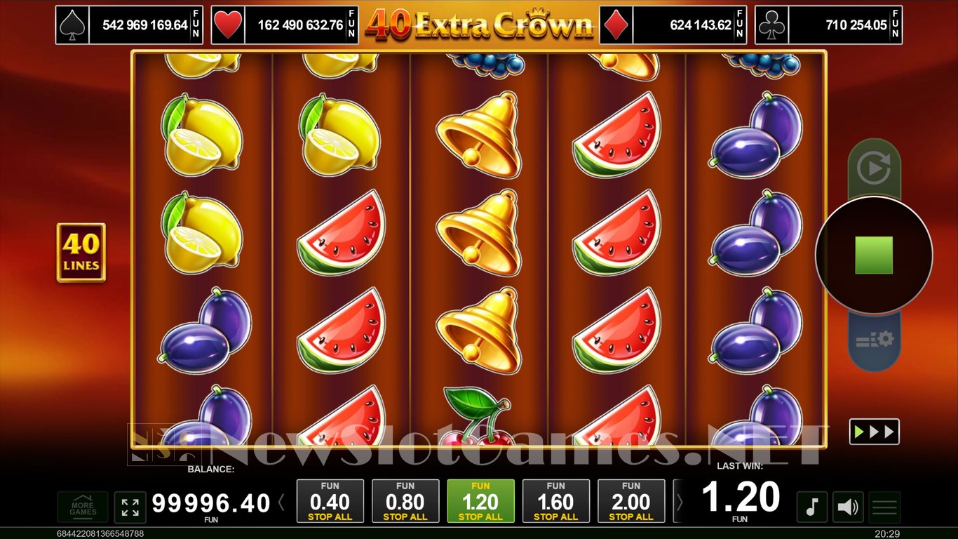40 Extra Crown Slot Slot Image in Demo - pic. 4
