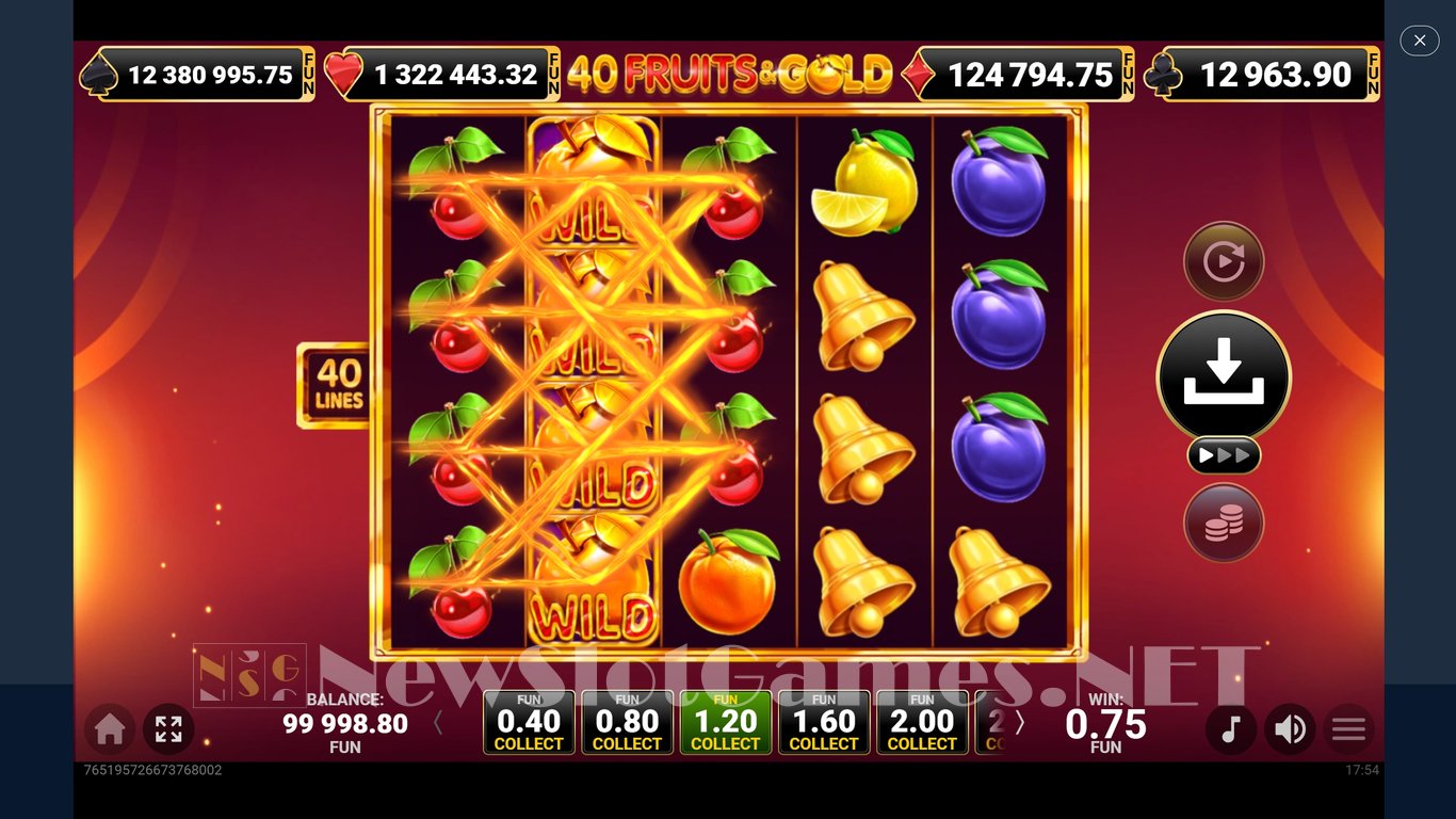 40 Fruits & Gold Slot Demo Image