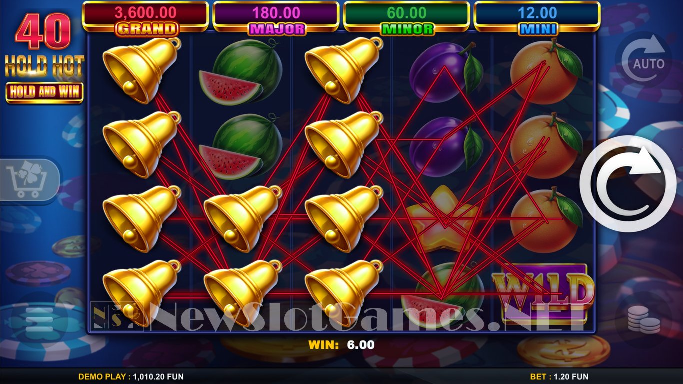 40 Hold Hot Hold And Win Slot Slot Image in Demo - pic. 3