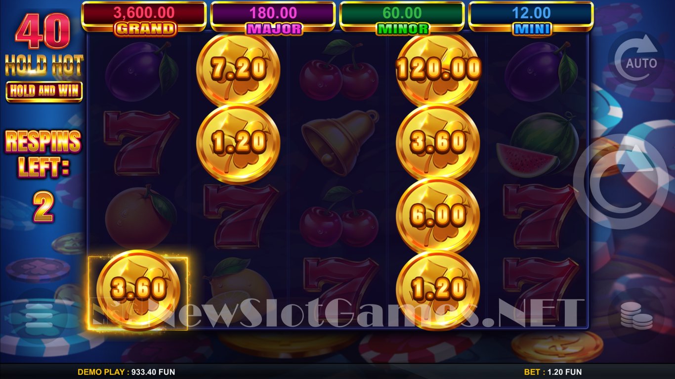40 Hold Hot Hold And Win Slot Slot Image in Demo - pic. 8