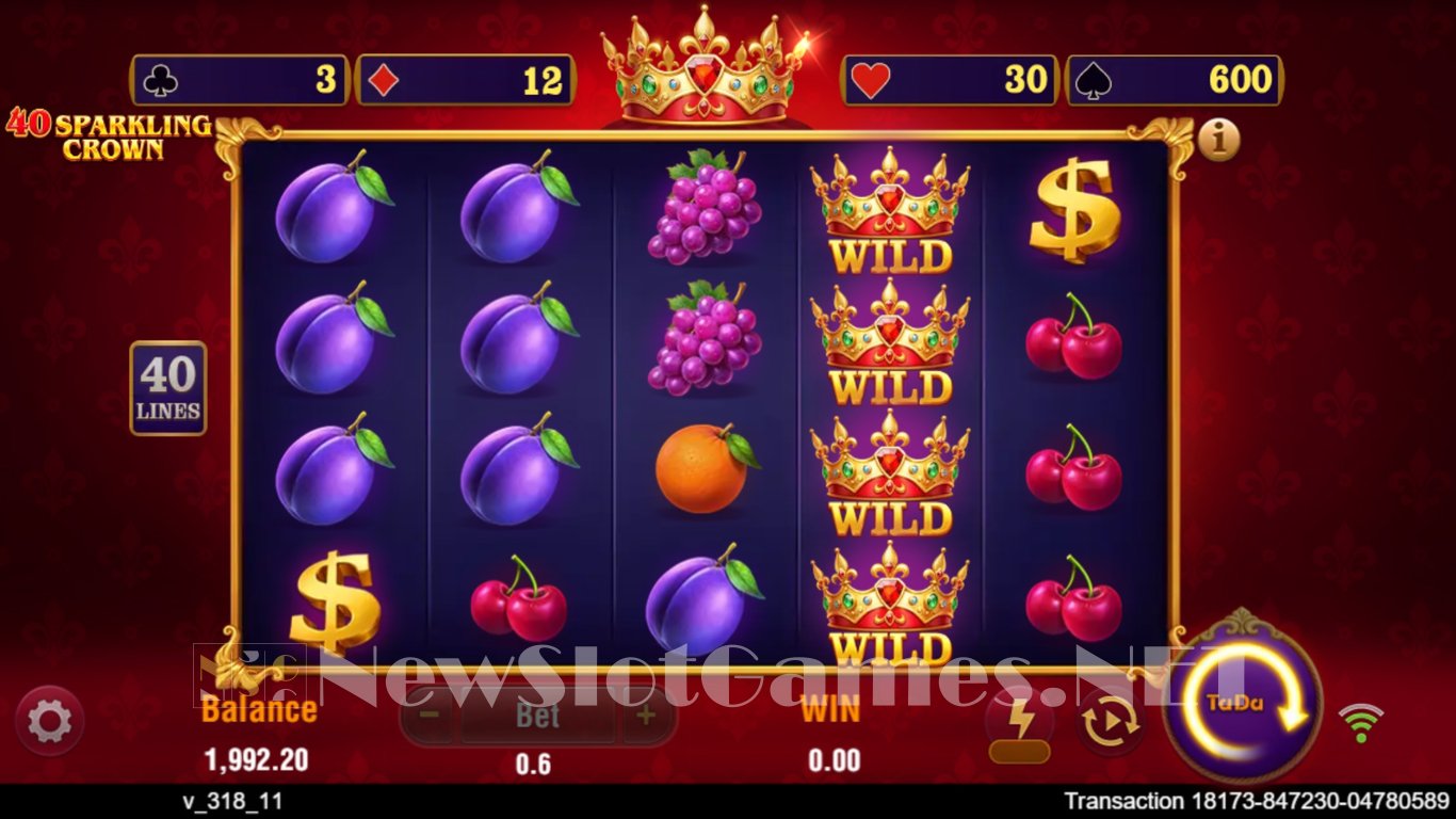 40 Sparkling Crown Slot Slot Image in Demo - pic. 4