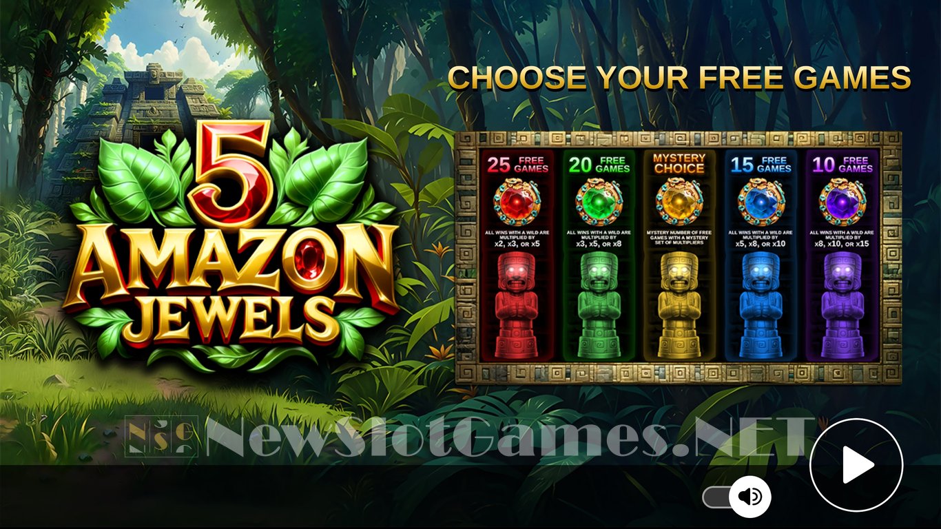 5 Amazon Jewels Slot Demo Image