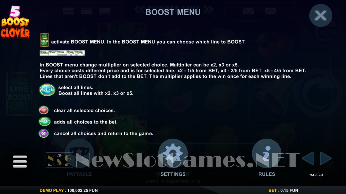5 Boost Clover Slot Slot Image in Demo - pic. 6