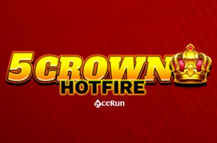 5 Crown Hotfire Slot Logo