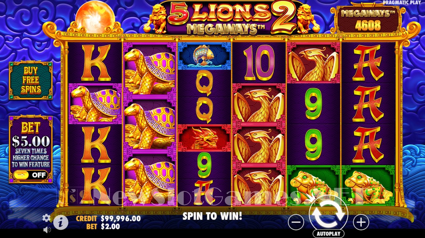 5 Lions Megaways 2 Slot Slot Image in Demo - pic. 2