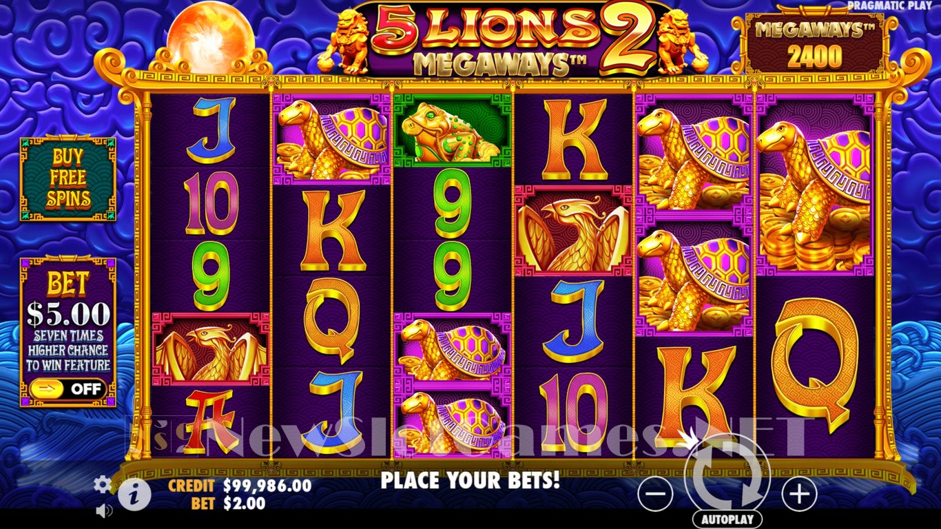 5 Lions Megaways 2 Slot Review & Demo by Pragmatic Play - Play Free Online