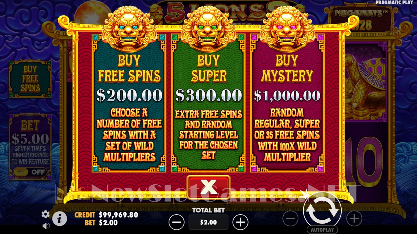5 Lions Megaways 2 Slot Slot Image in Demo - pic. 5