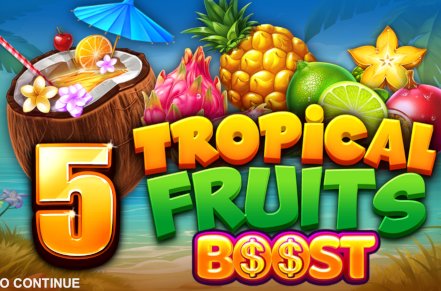 5 Tropical Fruits Boost Slot Logo