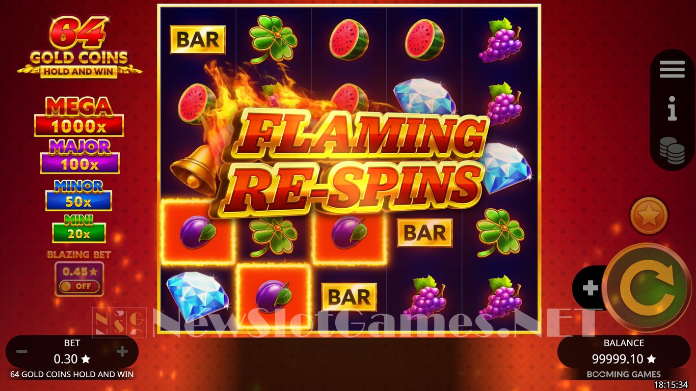 64 Gold Coins Hold and Win Slot Slot Image in Demo - pic. 4