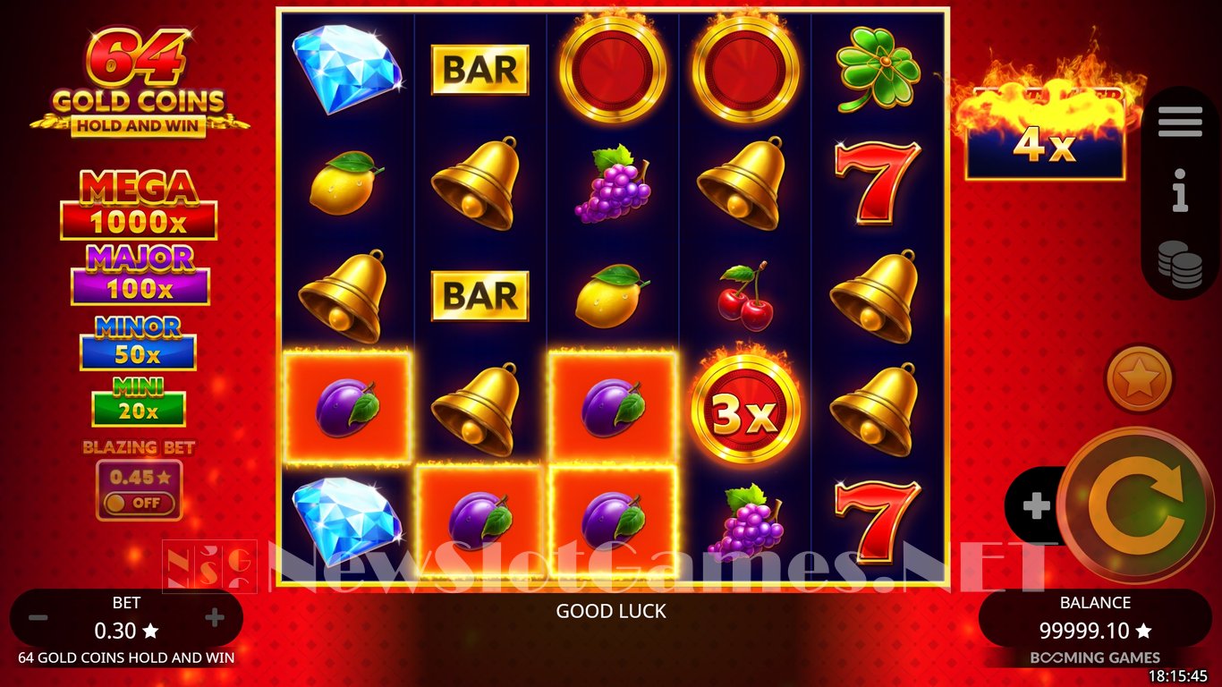 64 Gold Coins Hold and Win Slot Slot Image in Demo - pic. 5