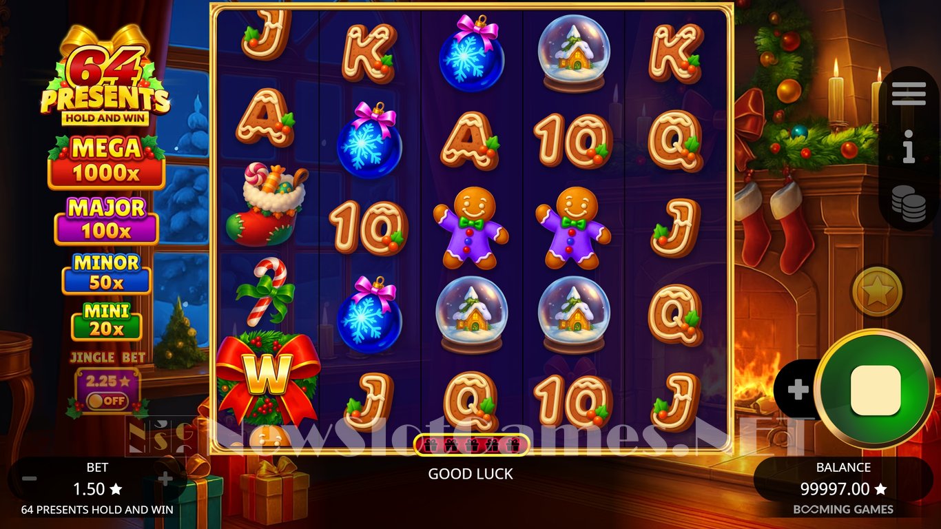 64 Presents Hold and Win Slot Demo Image