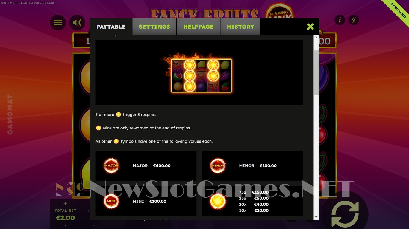 7 Fancy Fruits Flaming Link Slot Slot Image in Demo - pic. 6