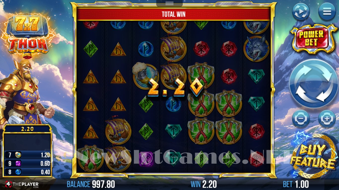 7X7 Thor Slot Slot Image in Demo - pic. 7