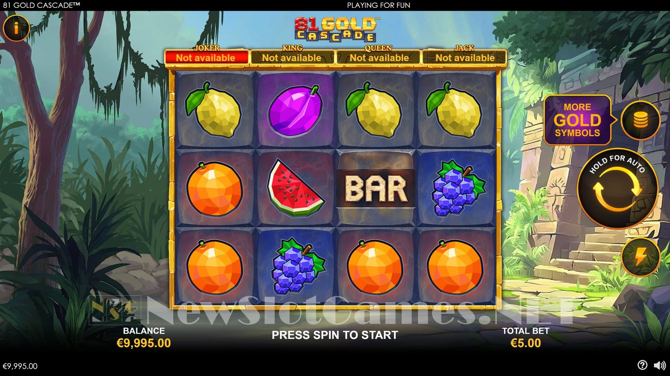 81 Gold Cascade Slot Slot Image in Demo - pic. 2