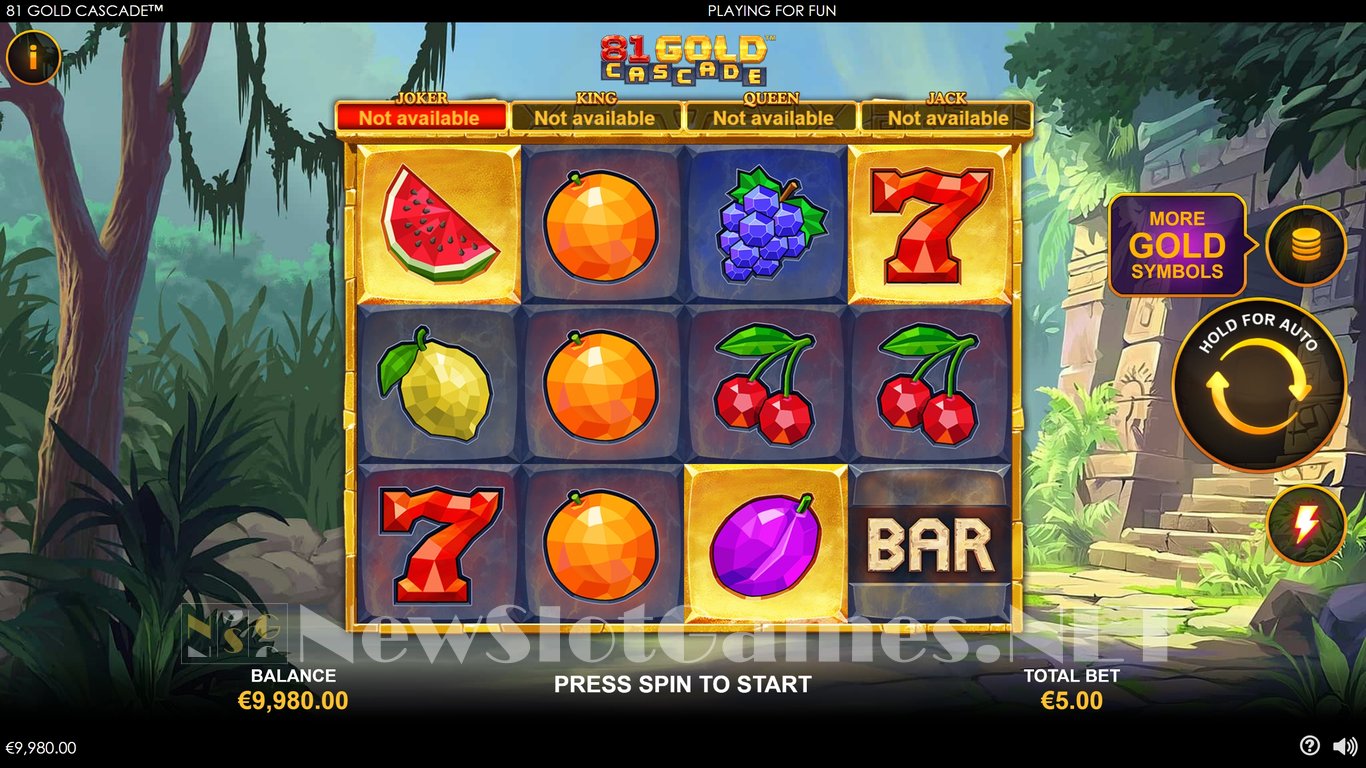 81 Gold Cascade Slot Slot Image in Demo - pic. 3