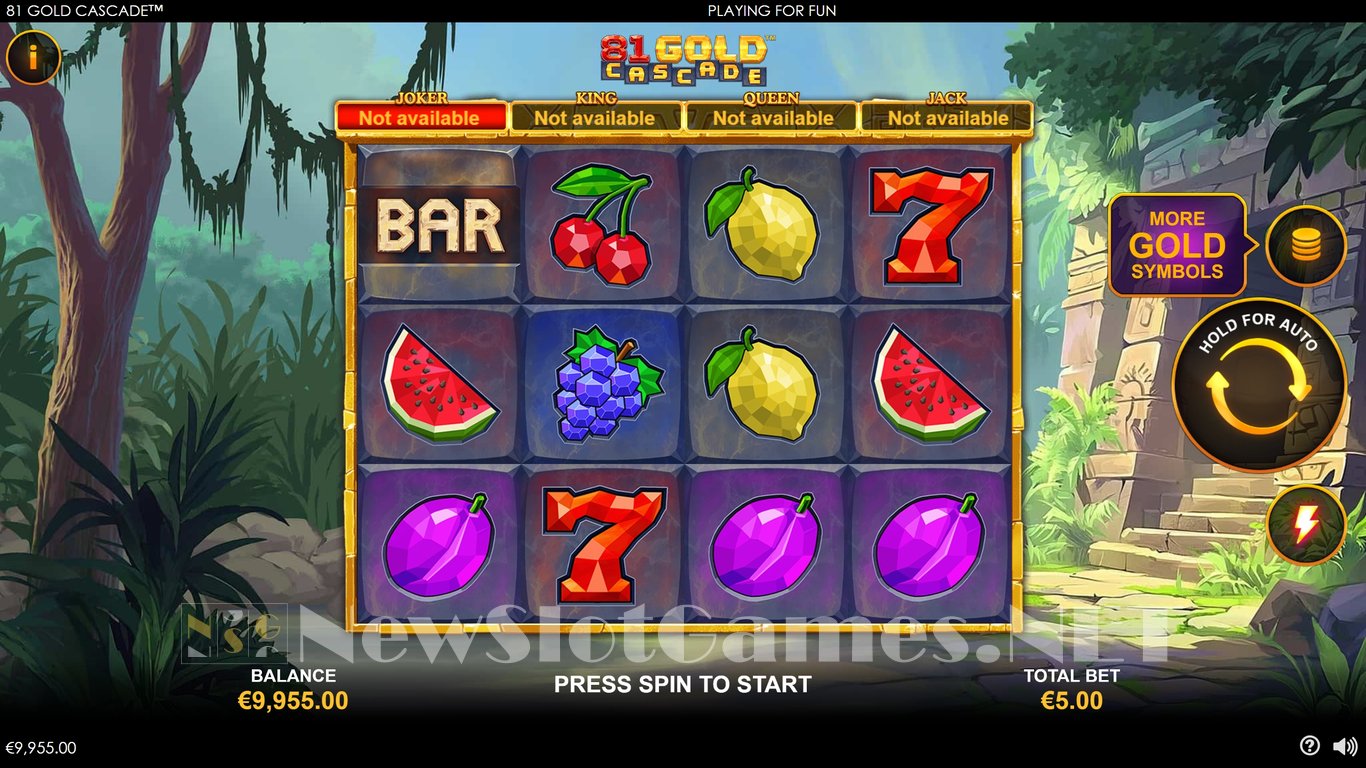 81 Gold Cascade Slot Slot Image in Demo - pic. 4