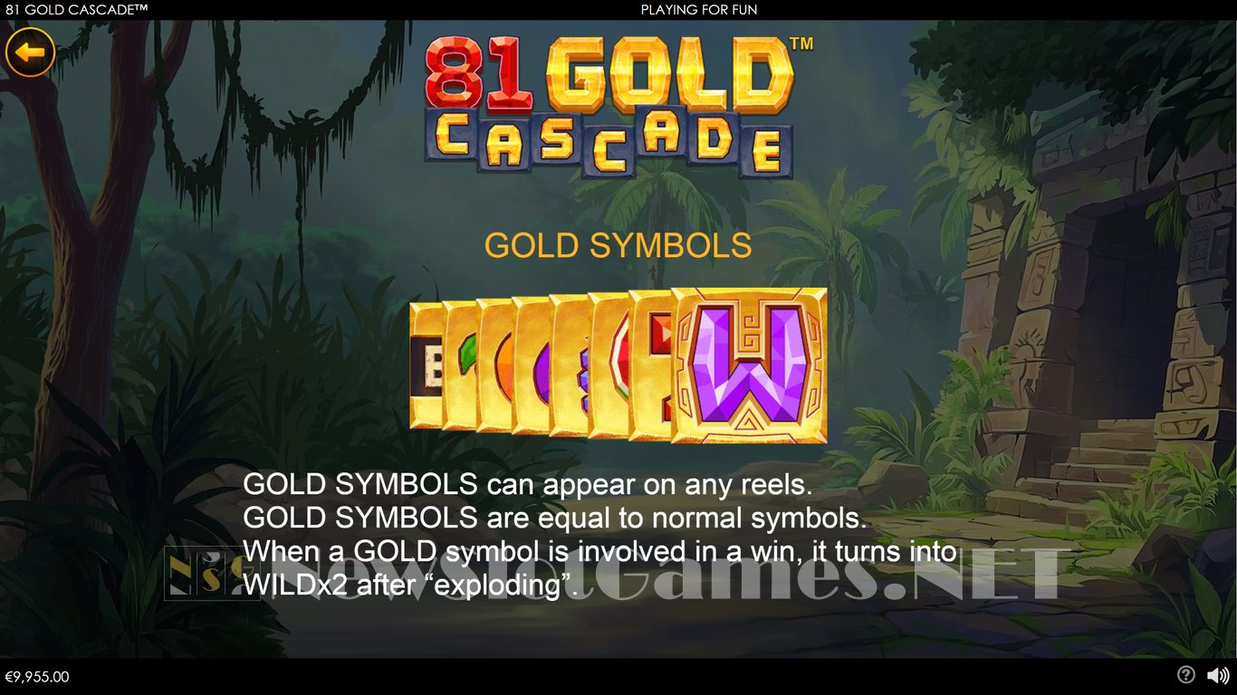 81 Gold Cascade Slot Slot Image in Demo - pic. 5