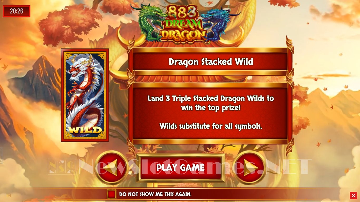 888 Dream Dragon Slot Demo Image