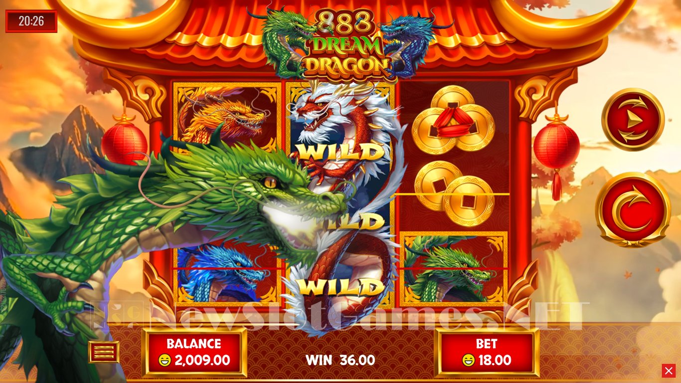 888 Dream Dragon Slot Slot Image in Demo - pic. 2