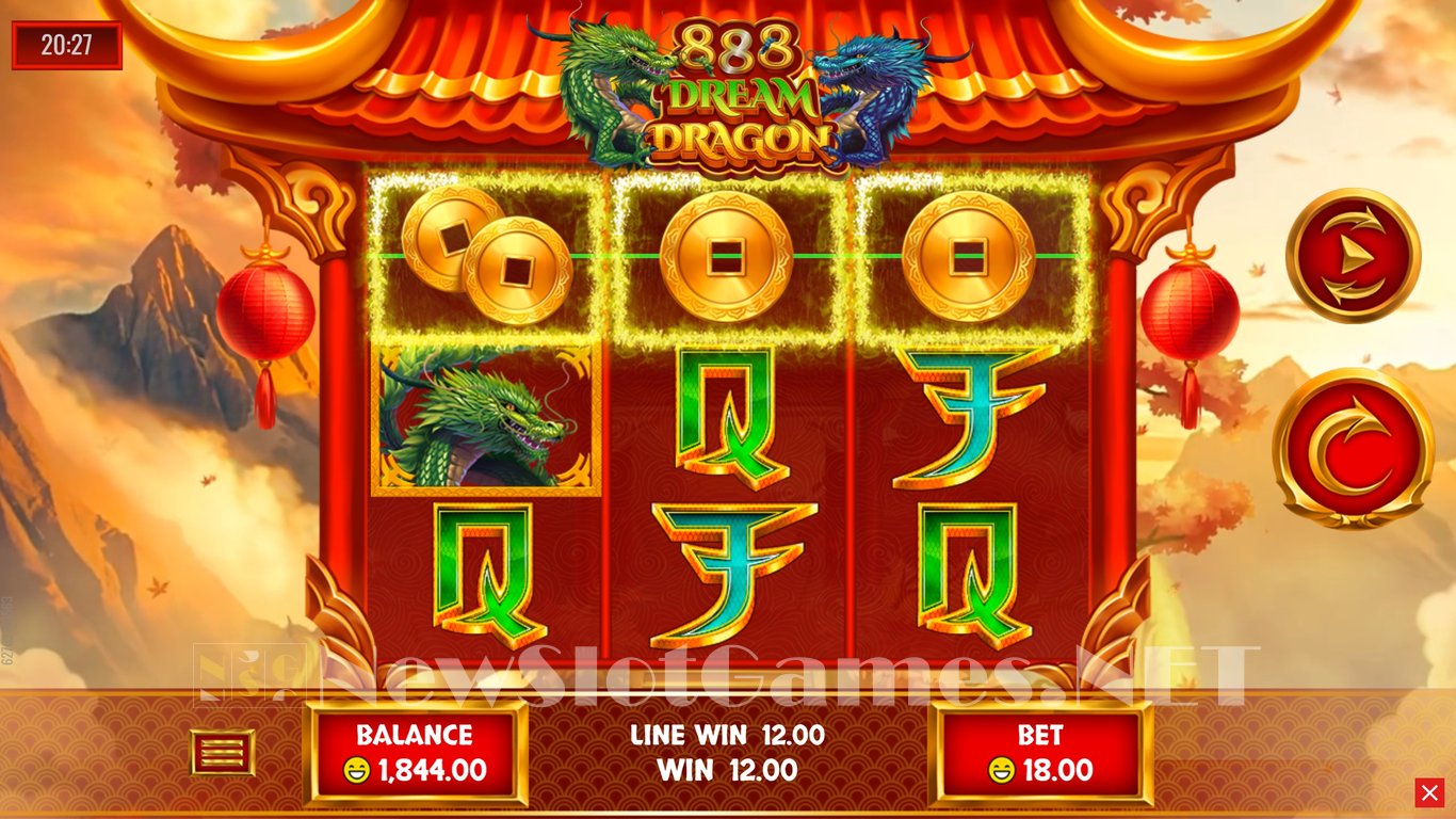 888 Dream Dragon Slot Slot Image in Demo - pic. 8