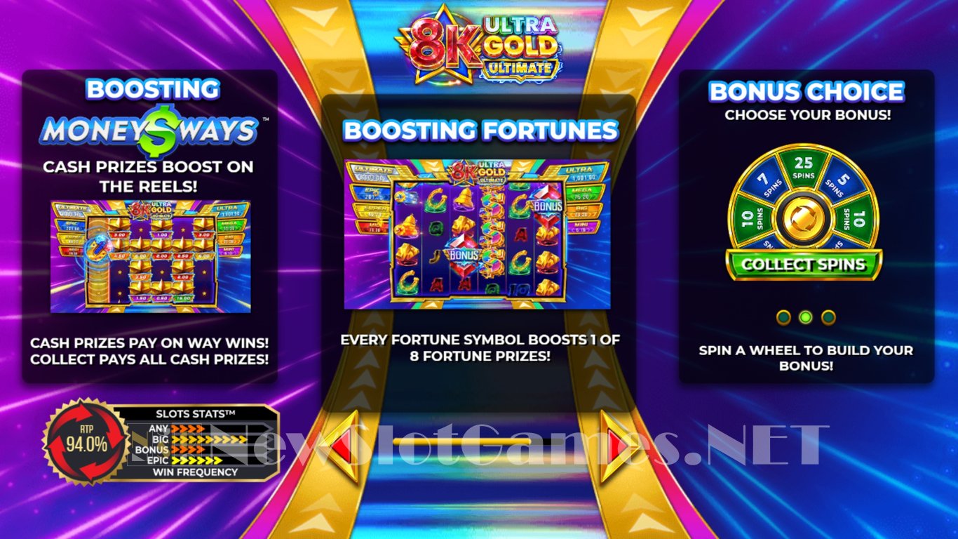 8K Ultra Gold Ultimate Slot Demo Image