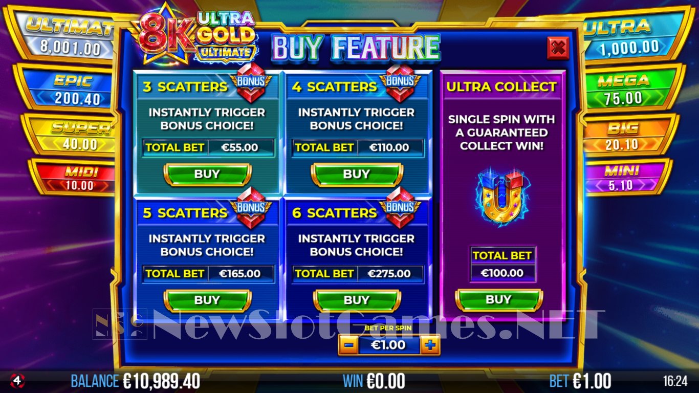 8K Ultra Gold Ultimate Slot Slot Image in Demo - pic. 6