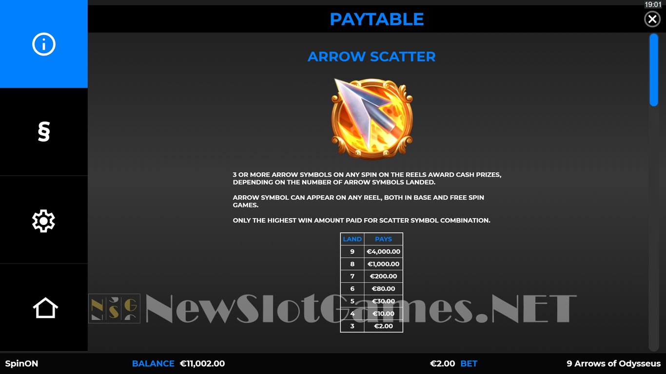 9 Arrows of Odysseus Slot Slot Image in Demo - pic. 7