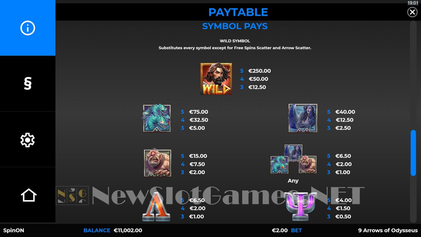 9 Arrows of Odysseus Slot Slot Image in Demo - pic. 8